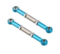 Ujjdwiurgh 2Pcs Metal Adjustable Steering Linkage Servo Link Pull Rod for Slash 5807 HQ727 1/10 RC Car Upgraded Parts,2