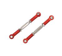 Ujjdwiurgh 2Pcs Metal Adjustable Steering Linkage Servo Link Pull Rod for Slash 5807 HQ727 1/10 RC Car Upgraded Parts,1