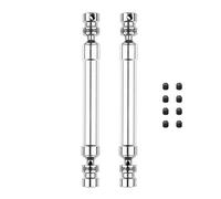 Ujjdwiurgh 2PCS Metal CVD Drive Shaft 110-160mm for 1/10 RC Rock Crawler SCX10 90046 Trx4,Silver