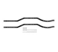 Ujjdwiurgh 2Pcs/Set Steel Chassis Frame Rails for SCX10 90027 SCX10 II 90046 90047 RC Car Crawler Truck Vehicle Model