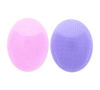 Ujjdwiurgh 2Pcs Spa Silicone Beauty Wash Pad Skin Scrub Cleaning Pad Wash Face Exfoliating Brush Cleanser Tool