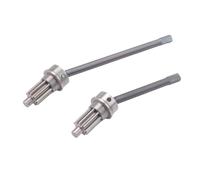 Ujjdwiurgh 2Pcs Steel Front Axle CVD Drive Shaft for 1/10 RC Crawler TRX4-4 TRX6 Upgrade Parts Accessories