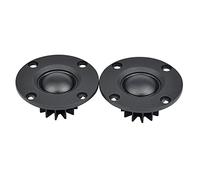 Ujjdwiurgh 2Pcs Tweeter 1.5Inch 6Ohm 30W Dome Silk Film Tweeter Hifi Treble Speaker Audio Loudspeaker with Heatsink