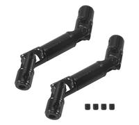 Ujjdwiurgh 2PCS Upgrade Metal Driving Shaft for 1/16 RC Car Parts Crawlers Truck,Black