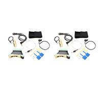 Ujjdwiurgh 2X Microphone Sound Hole Equalizer Piezo Pickup Kit for Acoustic Folk Classical Guitar