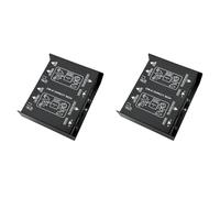 Ujjdwiurgh 2X Professional DB2 2 Channel Audio Possive DI Box DIRECT BOX Guitar Active Audio Converter