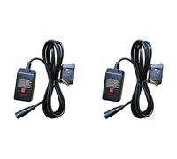 Ujjdwiurgh 2X Smoke Fog Machine Wired Remote Control Remote Controller Receiver for 400W 900W 1500W Stage Effects Fogger