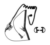 Ujjdwiurgh 3.5MM Monaural Earphone Spring Air Tube Replacement Walkie Talkie Earplug Replacement for Radio Earpiece Headset B