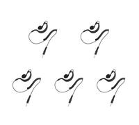 Ujjdwiurgh 3.5mm Plug Ear Hook Headset Earpiece Soft G Shape Design for for MP3 Players Smartphones Walkie Talkie Support