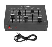 Ujjdwiurgh 3 Band EQ Equalizer Low Noise Volume Control High Medium Low 3 Band Sound Channel forTurntables, Sound Cards,Guitars