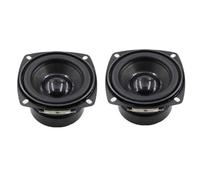 Ujjdwiurgh 3 Inch Subwoofer Speaker 2pcs 78MM 4Ohm 15W Convex Cap Square Woofer DIY Bookshelf Speakers Hifi Home Sound Theater