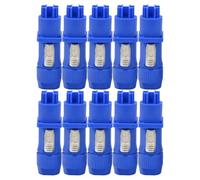 Ujjdwiurgh 3 Pins Powercon Connector 20A 250V Plug Socket for Nac3fca Powercon Power Connector Plug Blue