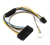 Ujjdwiurgh 30CM Modular Power Supply Cable ATX 24Pin 24 Pin Female to 6Pin 6-Pin Male 6Pin Connector for Elite 8100 8200 8300