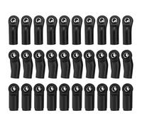 Ujjdwiurgh 30PCS Plastic Rod Ends Link Balls Head Linkage Joint for 1/10 RC Crawler Car SCX10 II 90046 Parts Accessories