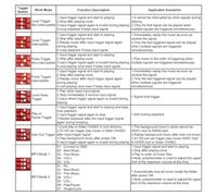 Ujjdwiurgh 30W MP3 Voice Playback Module DY-L30T 9 Trigger Music Player Power Amplifier Board TF Card 32G Max WAV DC 12V 24V MP3 Easy Install A