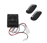 Ujjdwiurgh 36V-72V Electric Scooter Alarm System Dual Remote Control Security Moped Alarm Accessories Waterproof Bike Alarm