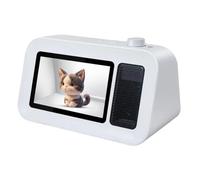 Ujjdwiurgh 3D Holographic Player Bluetooth 5.2 HIFI Speaker Dynamic Floating Lyrics 3D Dynamic Stereo Imaging 3D Advertising Player B