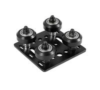 Ujjdwiurgh 3D Printer Accessories European Standard 2020 Aluminum Profile Pulley V-Slot Build Gantry Plate