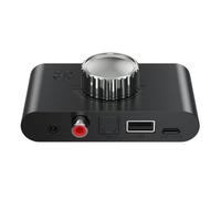 Ujjdwiurgh 3D Stereo Bluetooth 5.4 Receiver Optical Fiber Coaxial Output USB Playback for Old Audio Systems