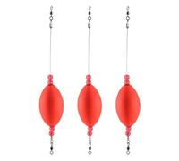 Ujjdwiurgh 3Pack Fishing Bobbers Popping Cork Float for Redfish Speckled Trout Sheepshead Flounder Freshwater and Saltwater