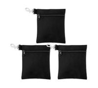 Ujjdwiurgh 3pcs Golf Tee Bags, Golf Pouch Zipper Golf Accessory Bag Golf Ball Storage Bag Pouch Golf Accessories
