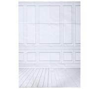 Ujjdwiurgh 3x5ft Vinyl Photography backdrops White Brick Wall wood floor wedding background for photo studio