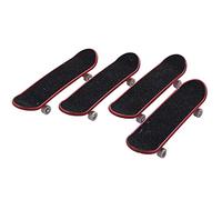 Ujjdwiurgh 4 Pcs Professional Mini Fingerboards/Finger Skateboard, Matte (Random Patterns and Colors)