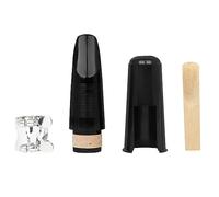 Ujjdwiurgh 4 Piece Clarinet Mouthpiece Set Threaded Metal Clip ABS Cork Mouthpiece Hat Clarinet Mouthpiece Easy Install
