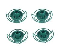 Ujjdwiurgh 4 Piece Outdoor Bird Feeder Automatic Hanging Feed Bowl Plastic for Parrot Pigeon Pet Indoor Bottle Mouth Docking