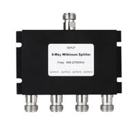 Ujjdwiurgh 4 Way Microstrip Power Divider Splitter 698-2700MHz Gsm 4G Lte W-Cdma FDD Mobile Antenna Signal Repeater
