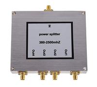 Ujjdwiurgh 4 Way SMA Power Splitter 380Mhz-2500MHz,SMA Female Power Divider Signal Cable Splitter Female Divider