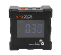 Ujjdwiurgh 4 x 90 Degrees(0-360 Degrees) Digital Electronic Magnetic Angle Gauge Backlight Digital Level Box Protractor Bevel Gauge