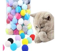 Ujjdwiurgh 400 Piece Interactive Cat Toy Cat Toy Kitten Mini Game Stretchy Toy Ball