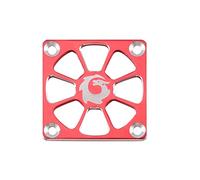 Ujjdwiurgh 40mm Carbon/Metal Cooling Fan Cover for RC Motor ESC Cooling Fan Protective Cover Guard,Red