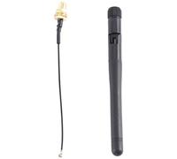 Ujjdwiurgh 433Mhz Antenna 3Dbi GSM RP-SMA Plug Rubber Waterproof Lorawan Antenna + IPX to SMA Small Cable Extension
