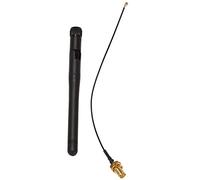 Ujjdwiurgh 433Mhz Antenna 5Dbi GSM RP-SMA Plug Rubber Waterproof Lorawan Antenna + IPX to SMA Small Cable Extension
