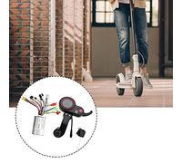 Ujjdwiurgh 48V Controller+ZQ-100 Mileage Meter with Key Speed Adjustable Electric Scooter Meter Parts Accessories for Electric Scooter