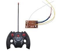 Ujjdwiurgh 4CH RC 27MHz Circuit Remote Control PCB Transmitter and Receiver Board with Antenna Radio System Car Accessories