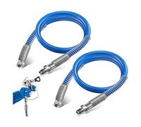 Ujjdwiurgh 4Ft Airless Paint Extension Hose,3/16Inch Pressure Paint Whip Hose,3000PSI Extended Wall Painting Tube 2PCS