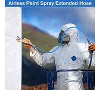 Ujjdwiurgh 4Ft Airless Paint Extension Hose,3/16Inch Pressure Paint Whip Hose,3000PSI Extended Wall Painting Tube 1PCS
