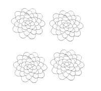 Ujjdwiurgh 4In Flower Arrangement Holder,Flower Stainless Steel Lid Arranger Lids Metal Insert Floral Round Floral Lid Grids