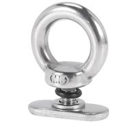 Ujjdwiurgh 4Pack Stainless Steel Kayak Track Mount Tie Down Eyelet Rail Accessory for Kayak Canoe Boat