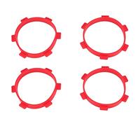 Ujjdwiurgh 4PC Rubber Tire Mounting Glue Bands Diameter 85mm for RC Parts 1/8 1/10 Short Course Truck Accessories Tools Red