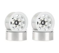 Ujjdwiurgh 4PCS 1.55 Metal Beadlock Wheel Rim Hub for 1/10 RC Crawler Car Jr 90069 D90 CC01 LC70 MST,1