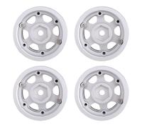 Ujjdwiurgh 4PCS 1.55 Metal Beadlock Wheel Rims Hub for 1/10 RC Crawler Car D90 MST Jimny CC01 LC70 90069,2