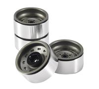 Ujjdwiurgh 4PCS 1.9 Metal Beadlock Wheel Hub Rim for 1/10 RC Crawler SCX10 90046 AXI03007 TRX4 D90,2