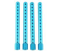 Ujjdwiurgh 4PCS 102037 Blue Aluminum RC 1:10 Alloy Body Post Mounts for Road Racing Model Car Upgrade