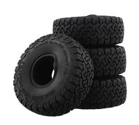 Ujjdwiurgh 4Pcs 115x44MM Soft Rubber Tyre 1.9Inch Wheel Rock Terrain Tire for 1/10 RC Crawler Car -4 SCX10 90046