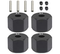 Ujjdwiurgh 4Pcs 12MM Wheel Hex Hub Thickness for 1/10 RC Crawler SCX10 Traxxax Trx4 MST RC Car Part,9mm