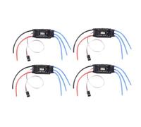 Ujjdwiurgh 4PCS 2-4S 30A RC Brushless ESC Electric Speed Controller 5V 2A for 2 to 4S Lipo Battery DIY Multicopter Quadcopter
